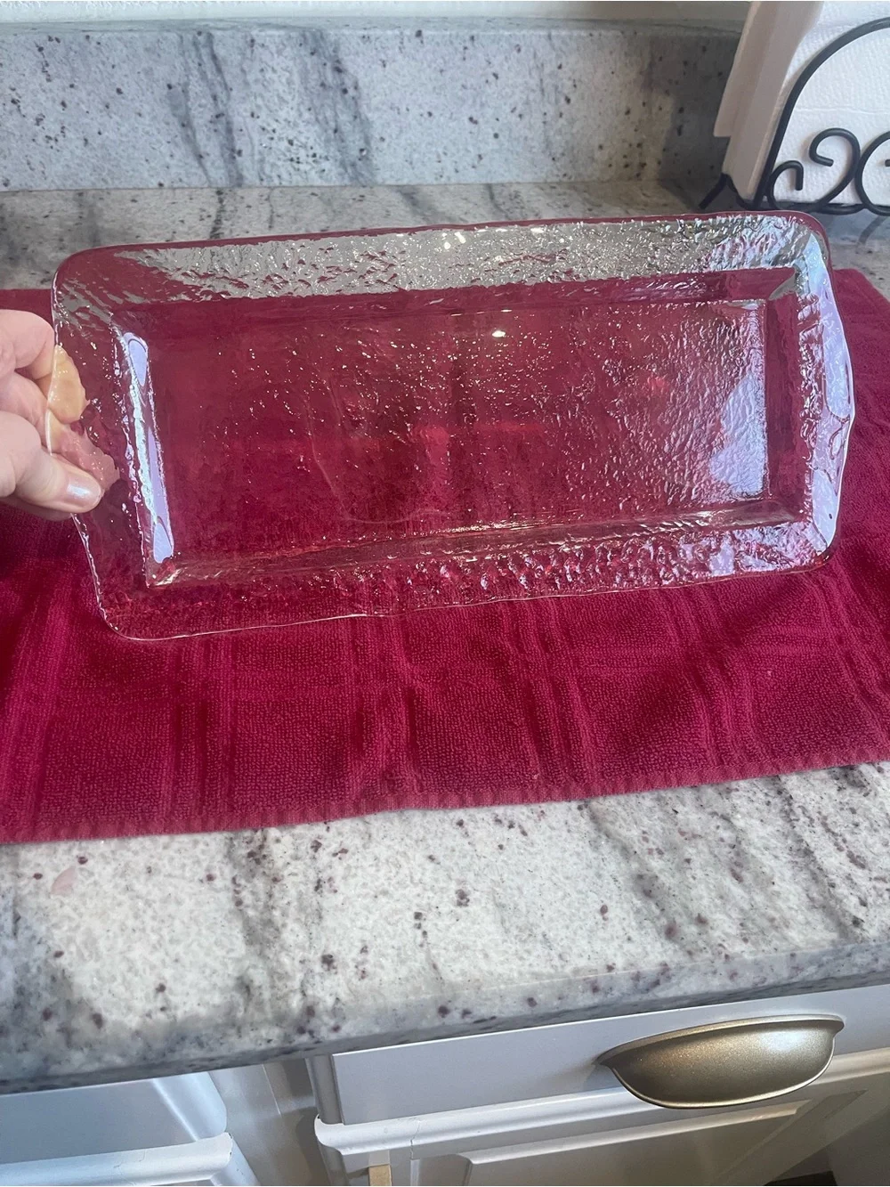Vintage Crate & Barrel Orion Rectangular Serving Platter